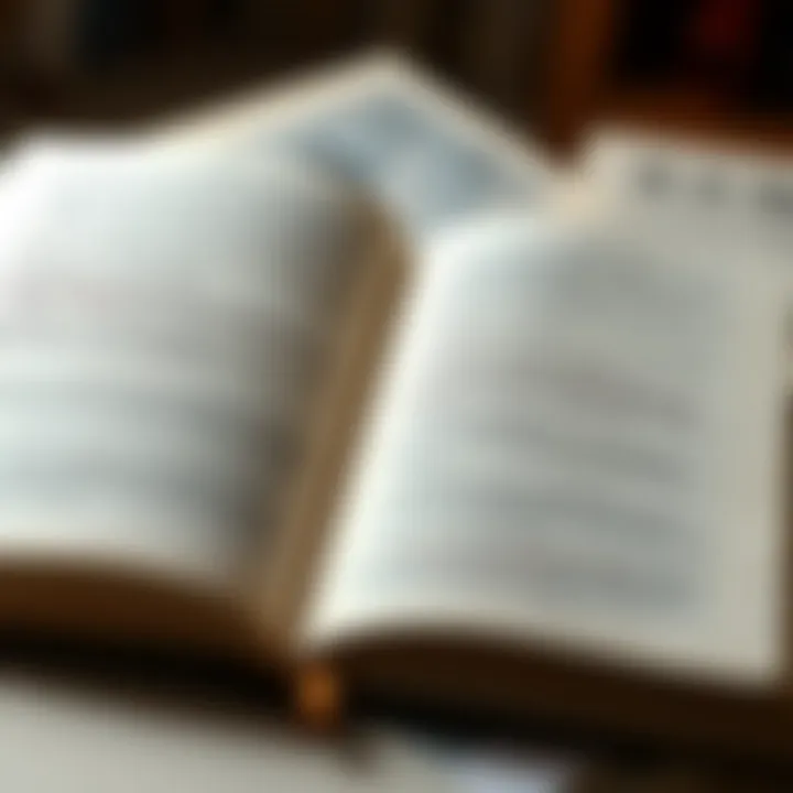 An open book with annotations in both a native and foreign language, illustrating the learning process.