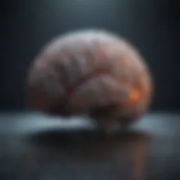 Depiction of brain activity related to ADHD
