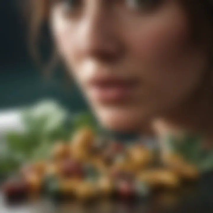 Depiction of herbal supplements and their role in increasing libido