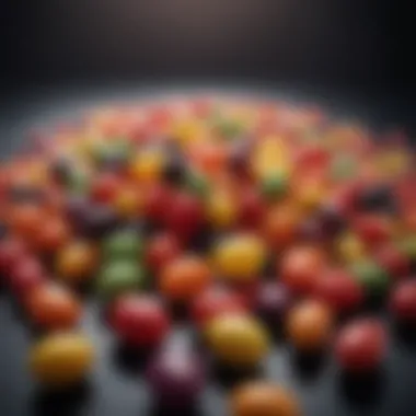 Biology Concepts Explained Through Jelly Beans A visual representation of biology concepts using jelly beans as models