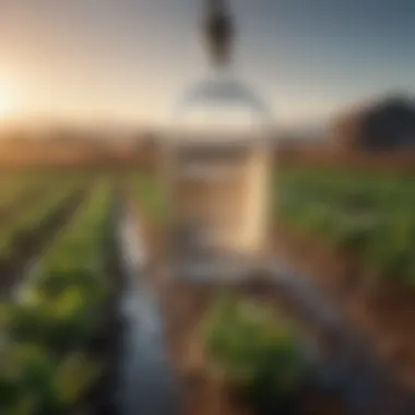 Sustainable applications of extracted water in agriculture