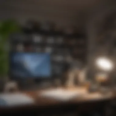 Optimal Study Environment A serene study environment designed for optimal focus