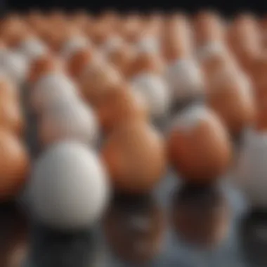Factors Affecting Egg Freshness An illustration showing egg aging factors.