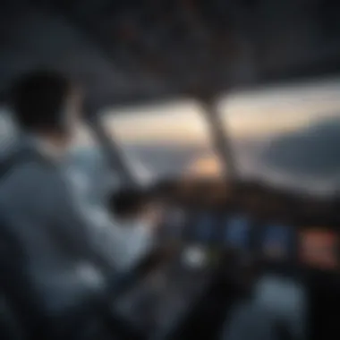 Showcasing cutting-edge technology transforming flight operations Innovative technology in modern aviation