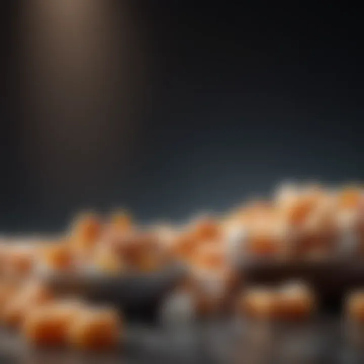 Visual of sugar-laden snacks