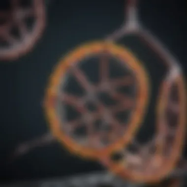 Understanding Genetic Engineering Molecular structure representing genetic engineering