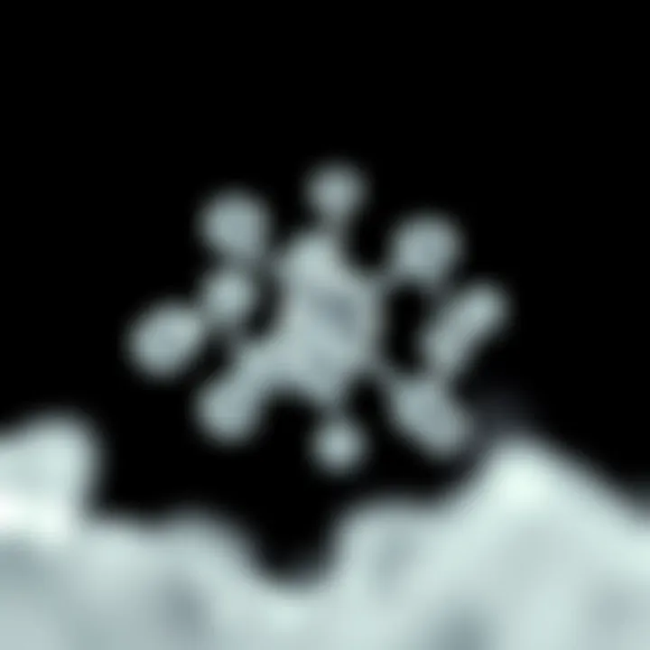 Molecular Structure of Carbon Dioxide Chemical structure of carbon dioxide illustrating its molecular composition