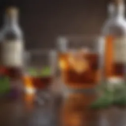 Illustration of homeopathic remedies for alcohol dependence