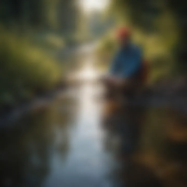 Field testing of water quality in a natural setting