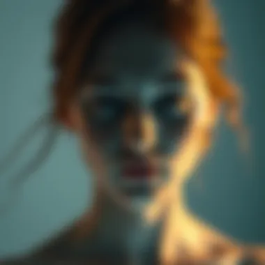 Abstract representation of fragmented identity