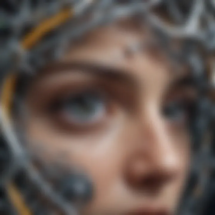 Abstract representation of intelligence and creativity