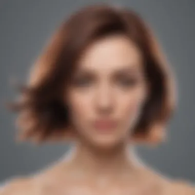Effects of Iron Deficiency on Hair Diagram showcasing iron deficiency effects on hair