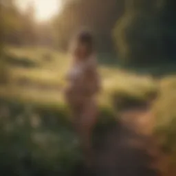 A serene landscape symbolizing the tranquility of pregnancy