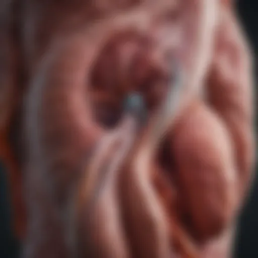 Anatomical illustration of the liver showing regenerative capabilities