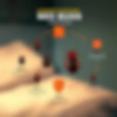 Infographic of bed bug life cycle