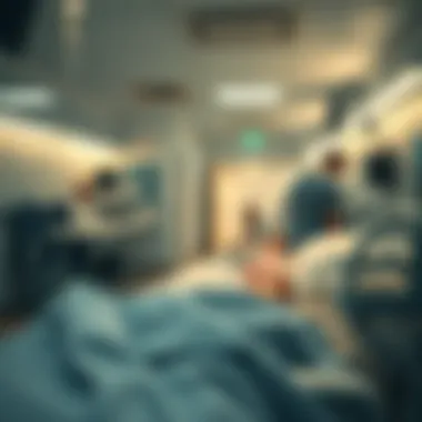 Patient Journey in Long Haul Treatment A conceptual illustration that showcases the journey of a patient navigating through long-term treatment options and support systems.
