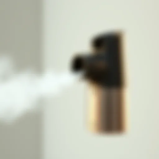 Sleek Structure of the Air Inhaler Innovative design of the Luvv Labs Air Inhaler showcasing its sleek structure