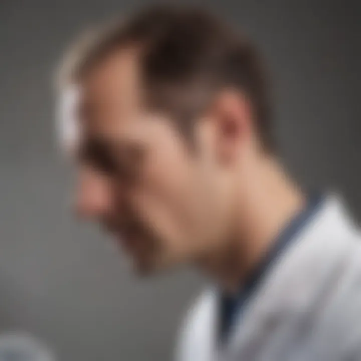 Patient undergoing neurological assessment