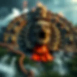 Mayan calendar depicting apocalyptic imagery