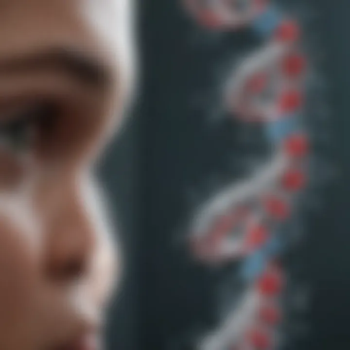Infographic illustrating gene therapy applications