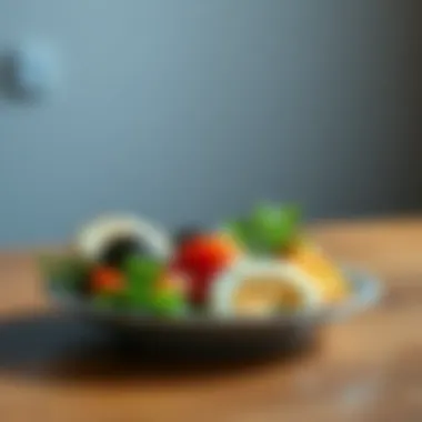 Balanced meal on a plate