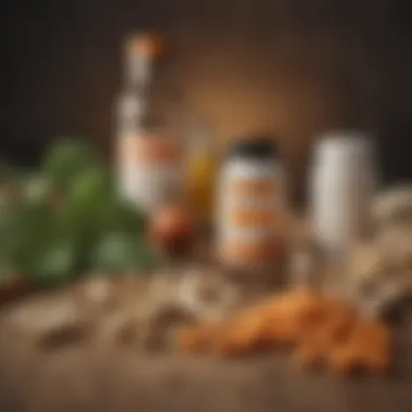 Natural Foods and Supplements for Enhancing Bone Density Supplements arranged with natural food sources for osteoporosis