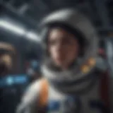 Astronaut training simulation