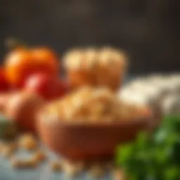 Visual representation of probiotic-rich foods