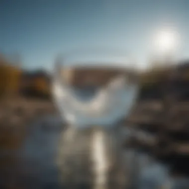 Natural water filtration methods in action