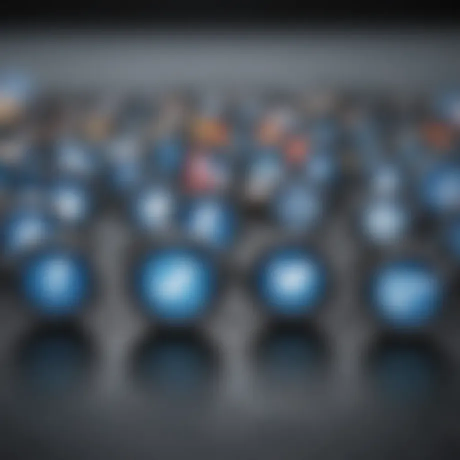 An abstract representation of social media evolution