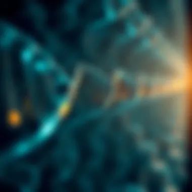 A detailed illustration of the human genetic sequence highlighting key genes.