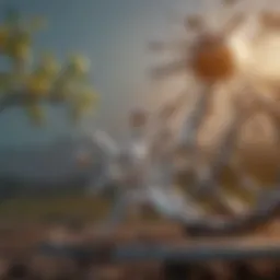 Chemical structure of glyphosate