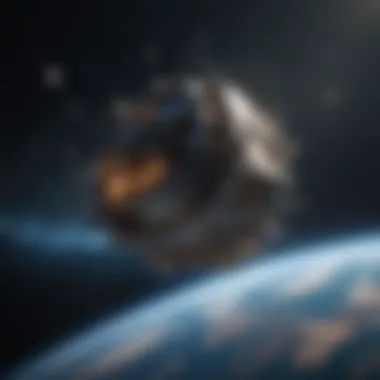 Space Debris in Earth's Orbit A visual representation of space debris orbiting Earth