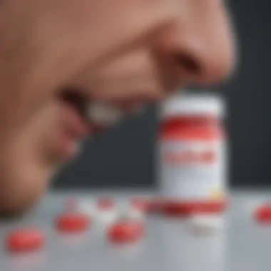 Illustration showing potential side effects of combining Advil and Tylenol