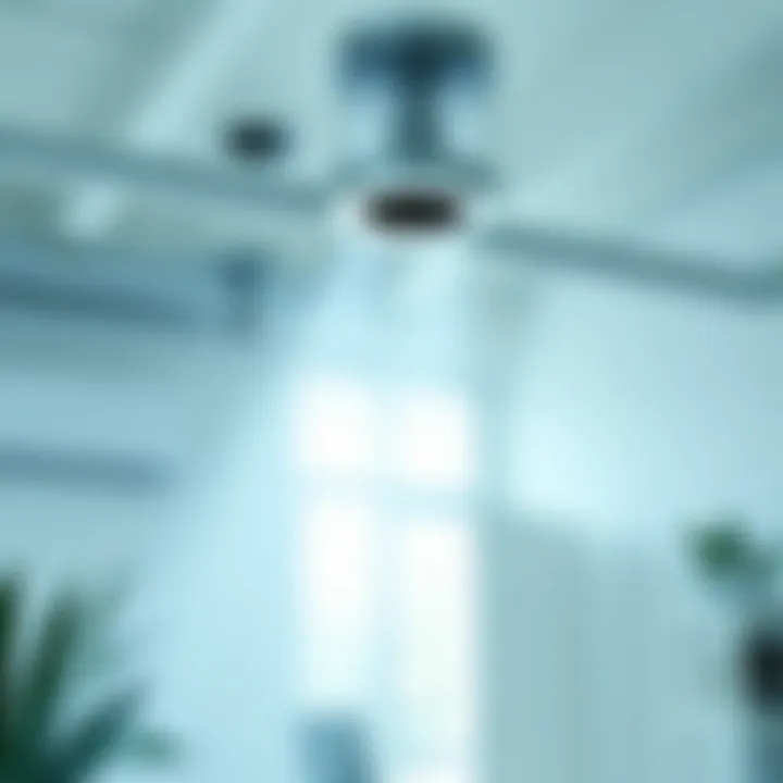 Visual representation of effective indoor air filtration systems.