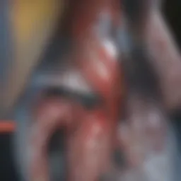 Close-up view of the Speedo Fastskin suit fabric showcasing its texture