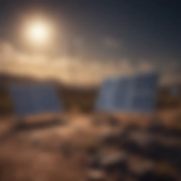 Economic impact of solar storage