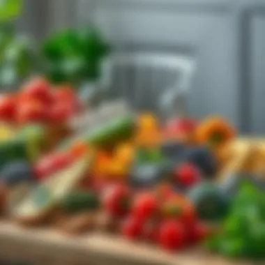 A diverse array of nutrient-rich foods showcasing natural immunity boosters