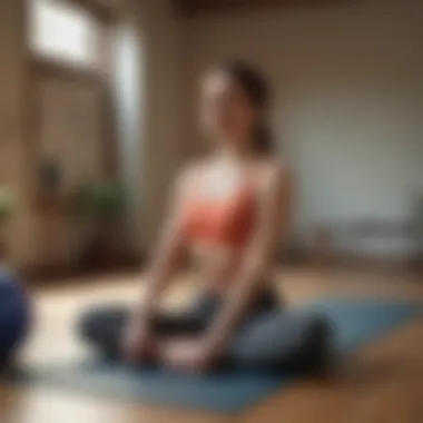 Physical Therapies to Enhance Mobility A serene setting featuring an individual engaged in yoga.