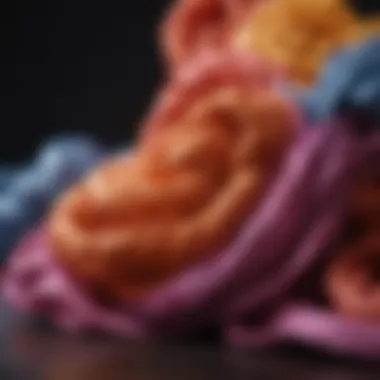 Sustainable Practices in Silk Dyeing Silk dyed with eco-friendly materials