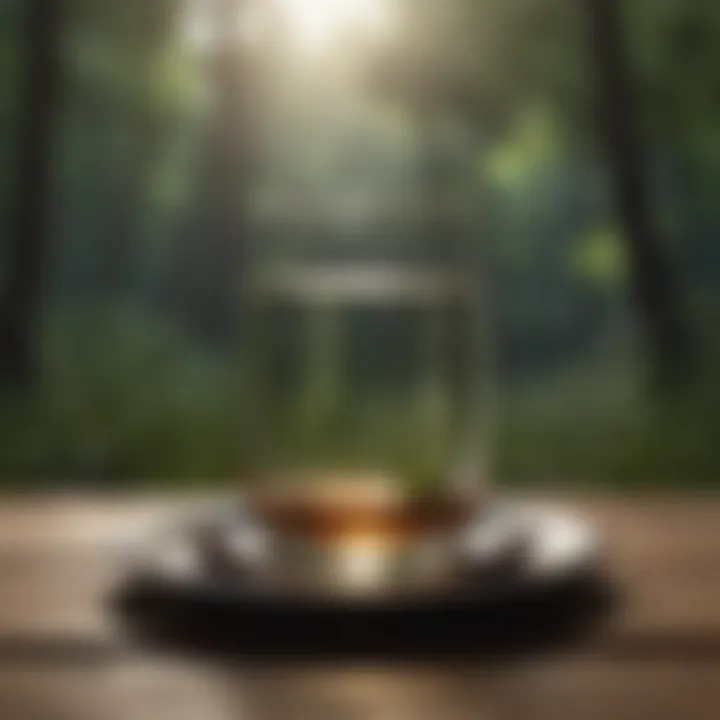 A tranquil landscape representing mental clarity and focus