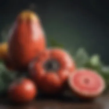 Rare Representation of Extinct Fruits Rare representation of extinct fruits