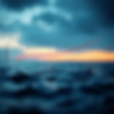 Graph illustrating rising CO2 levels and ocean pH decline