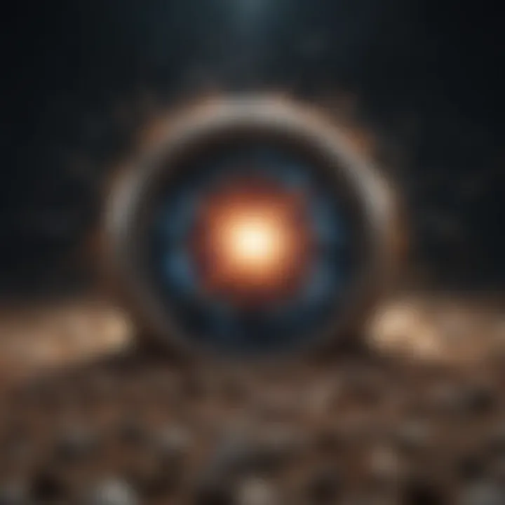 Conceptual representation of the Big Crunch theory