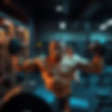 Elevating Muscular Strength with Training Strength training session