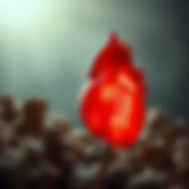 Graphical depiction of research findings on mold and heart health