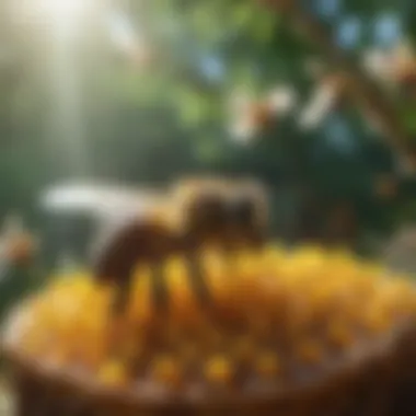 Nectar Journey: From Flower to Hive Nectar collection and transfer in the hive