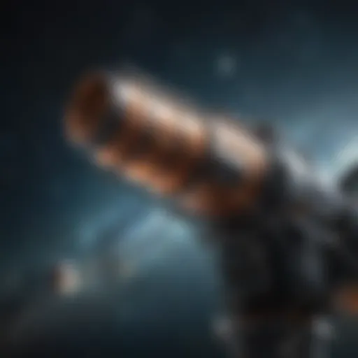 The new Hubble Telescope showcasing its advanced optical design
