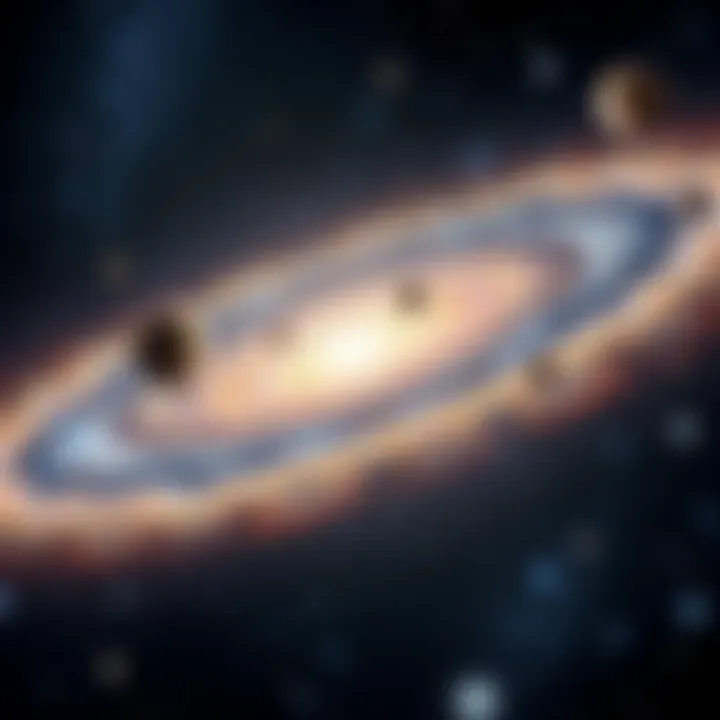 A cosmic tapestry of galaxies showcasing the vastness of the universe.