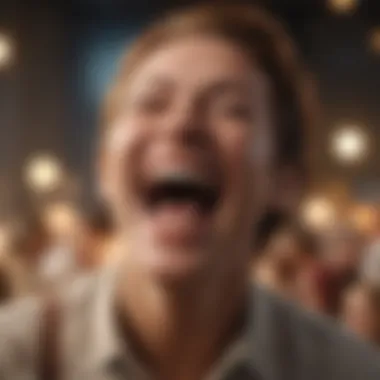 The Essence of Joyful Laughter Joyful laughter in a serene environment